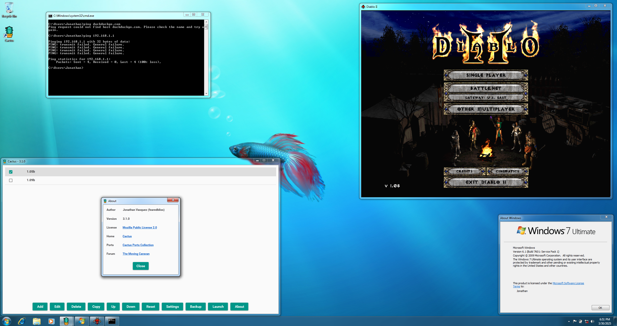 [Cactus] 2025-03-30-2000 is now available! Windows 7 SP1 (x86/x64 ...